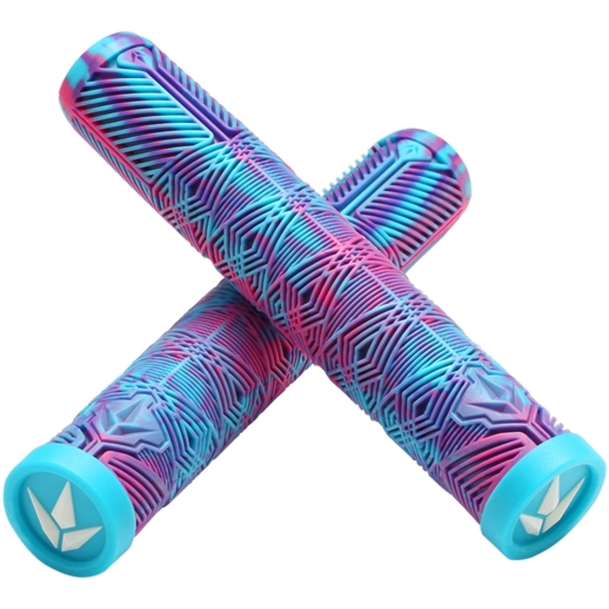 Envy V3 Scooter Grips Pink/Teal/Purple