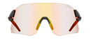 Tifosi Rail Cycling Glasses Matte Black/Clarion Red Fototec Lens