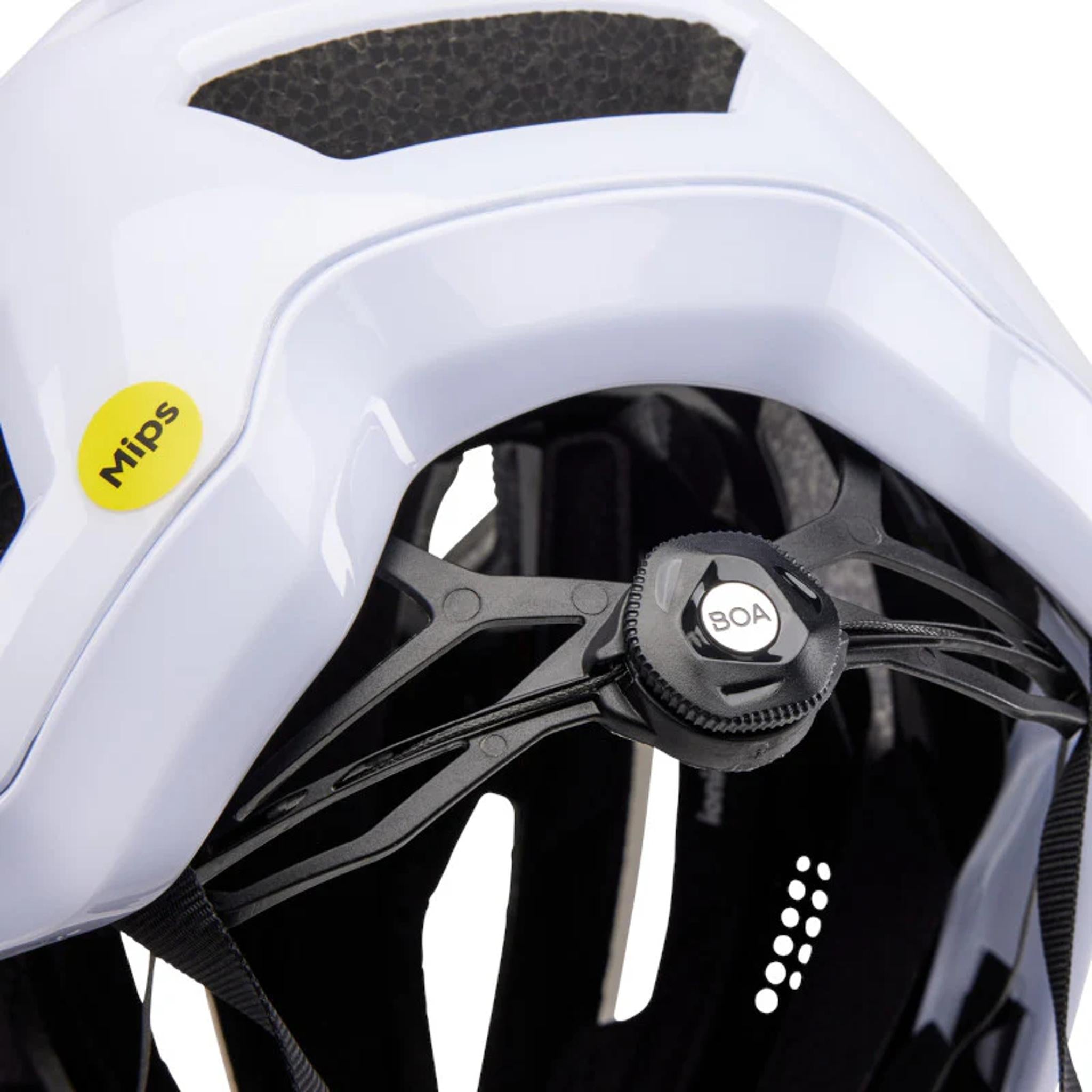 FOX Crossframe Pro Solids MIPS MTB Helmet White