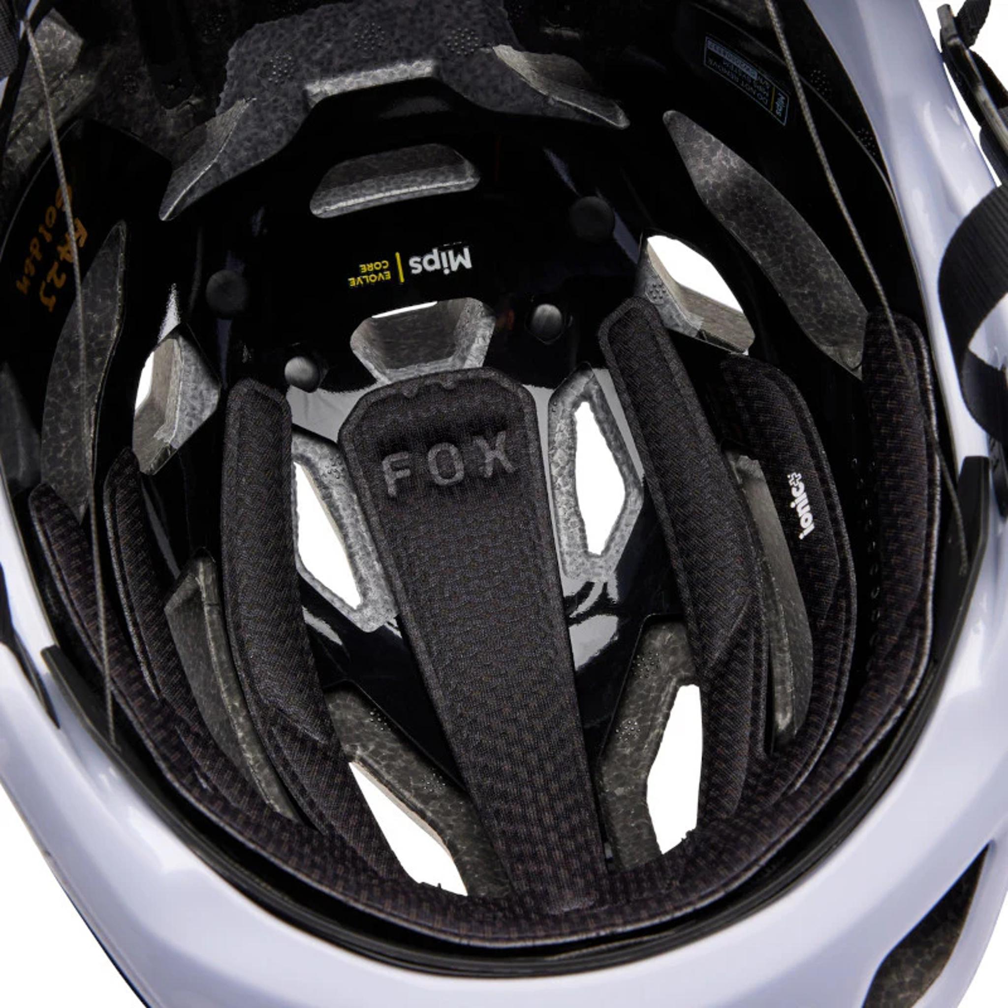 FOX Crossframe Pro Solids MIPS MTB Helmet White