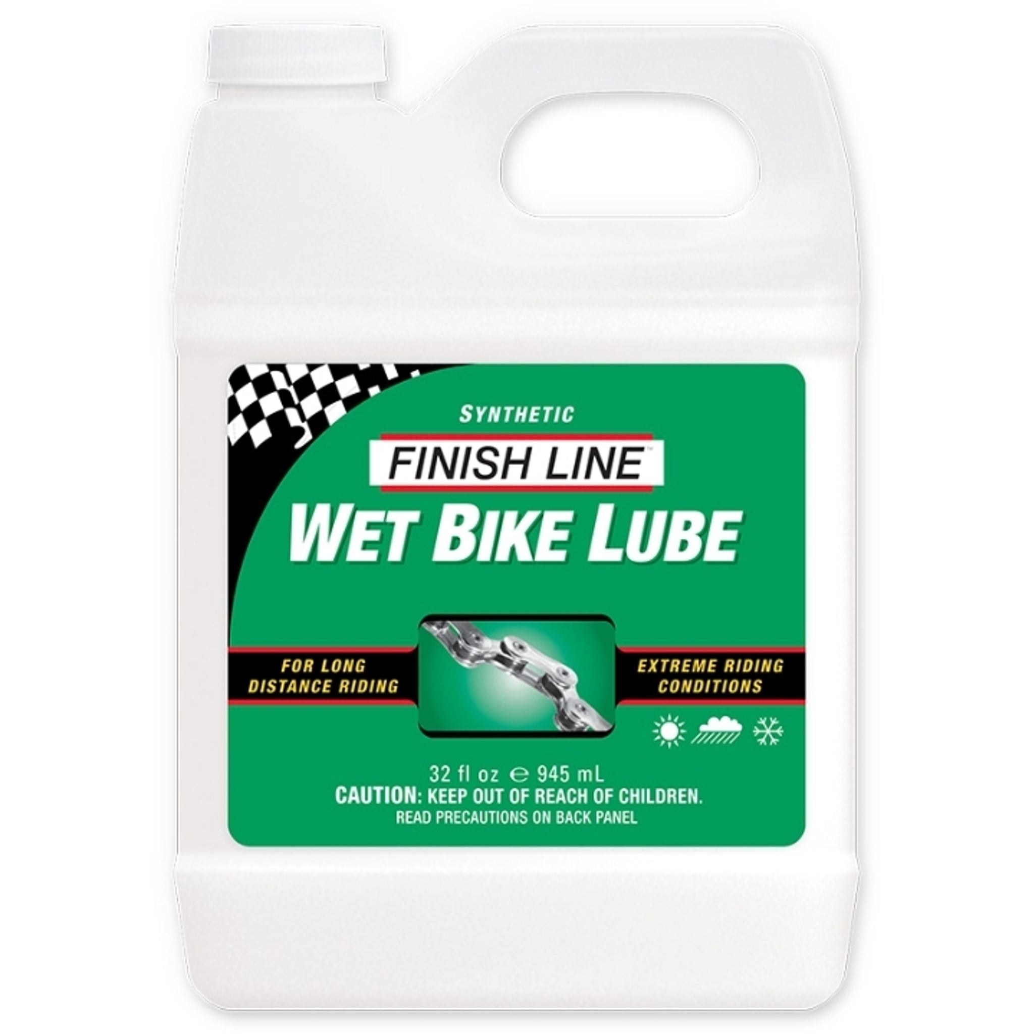 Finish Line Wet Lube 960ml Screw Top Bottle