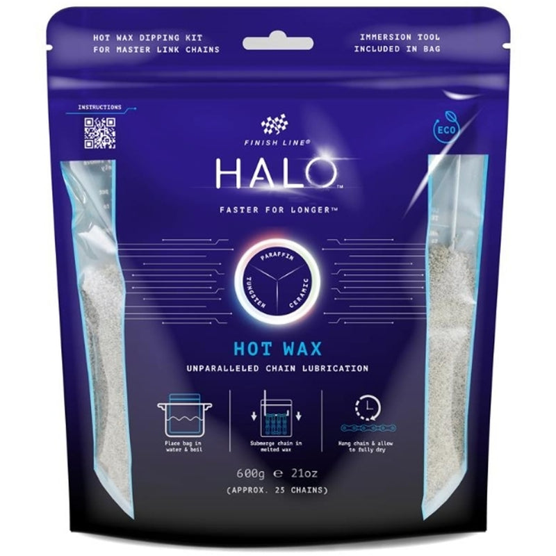 Finishline Halo Hot Wax Lubricant 600G (Granular In Bag) + Immersion Tool