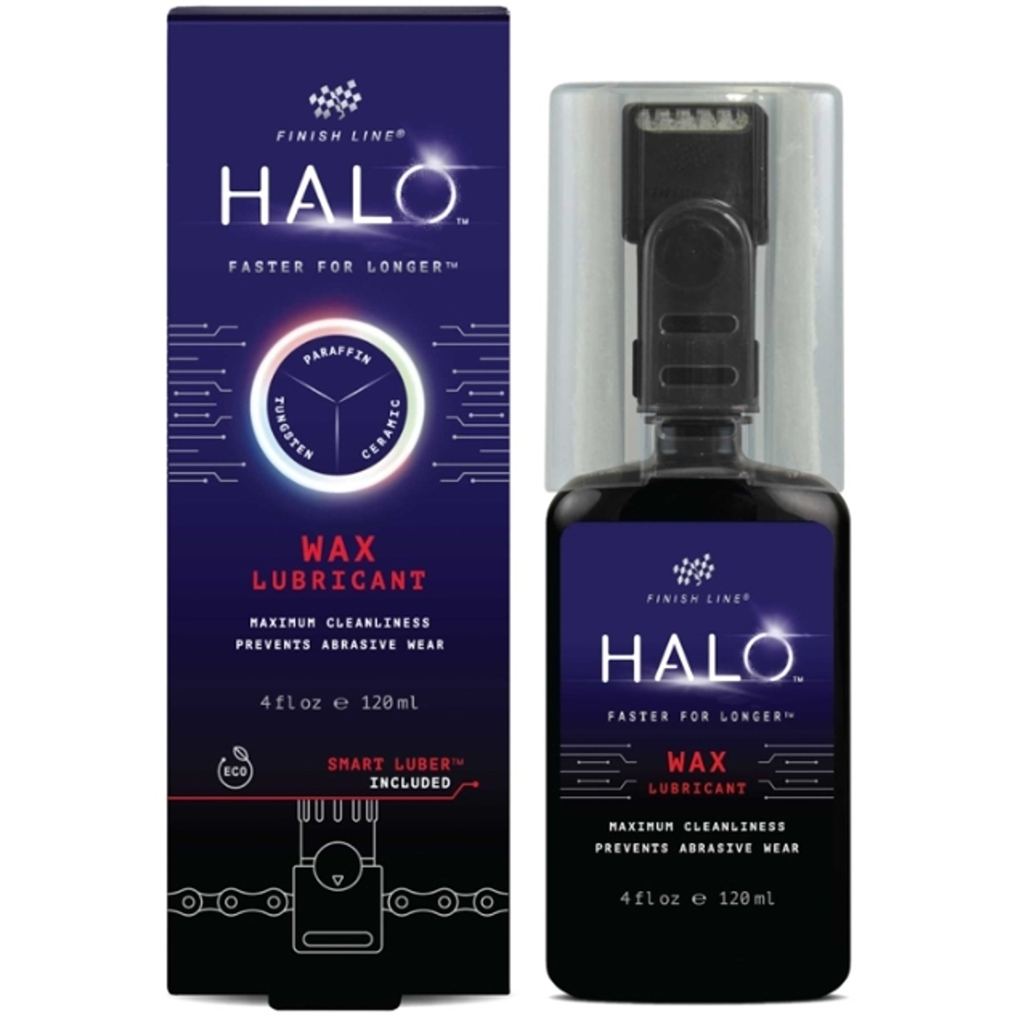 Finishline Halo Wax Lubricant 120Ml Bottle + Smart Luber