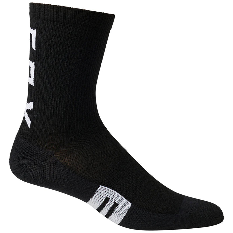Fox 6 Inch Flexair Merino Socks Black