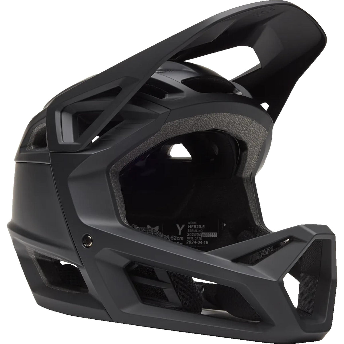 Fox Proframe Youth Full Face MIPS MTB Helmet Ice Black