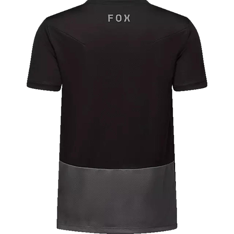 Fox Ranger Youth Short Sleeve Jersey Black/Fox Head 2025