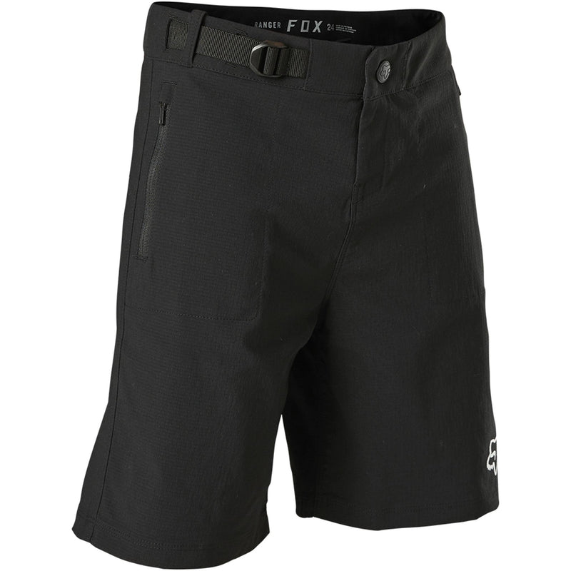 Fox Ranger Youth Shorts (with Liner) Black