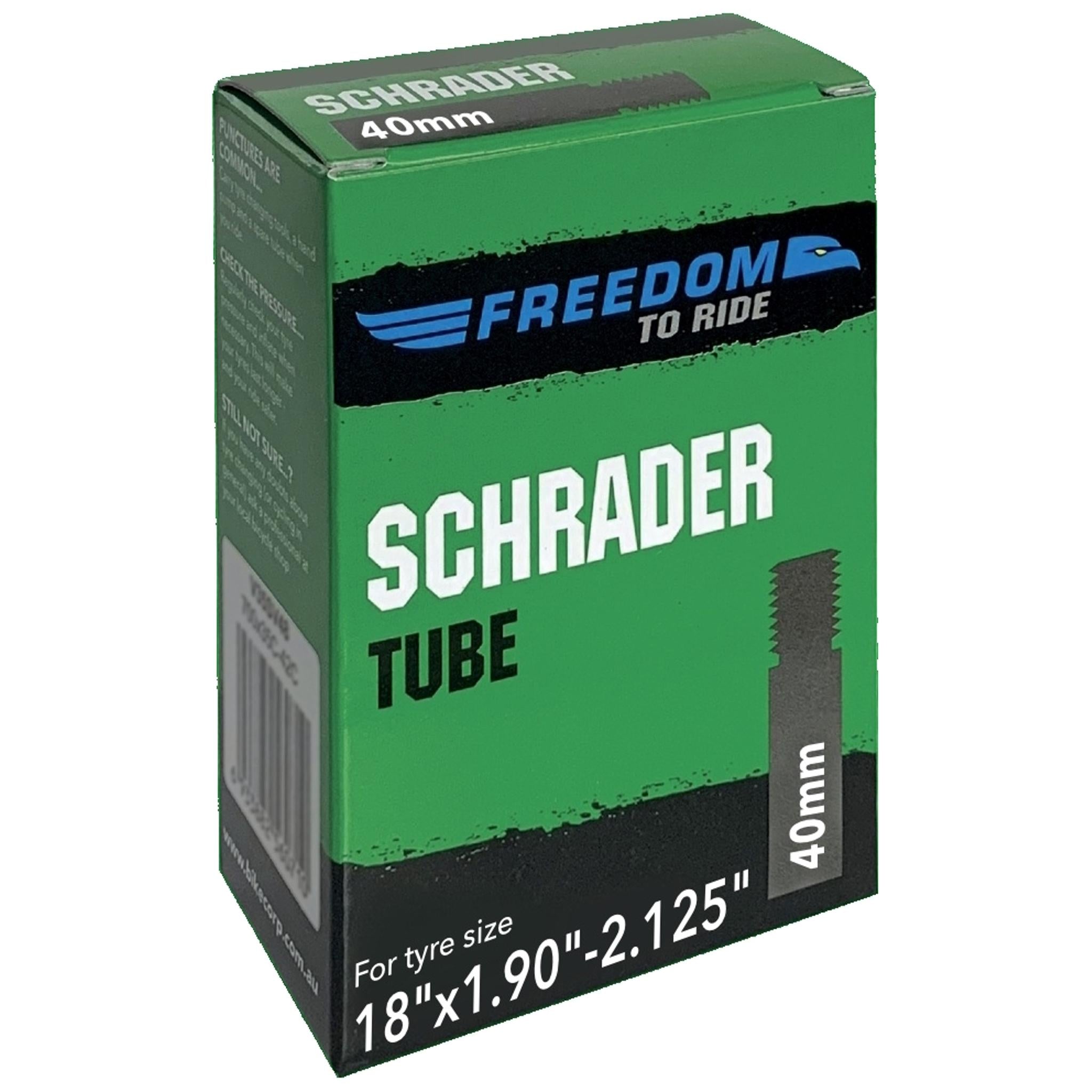 Freedom Schrader Valve Tube 18x1.90-2.125"