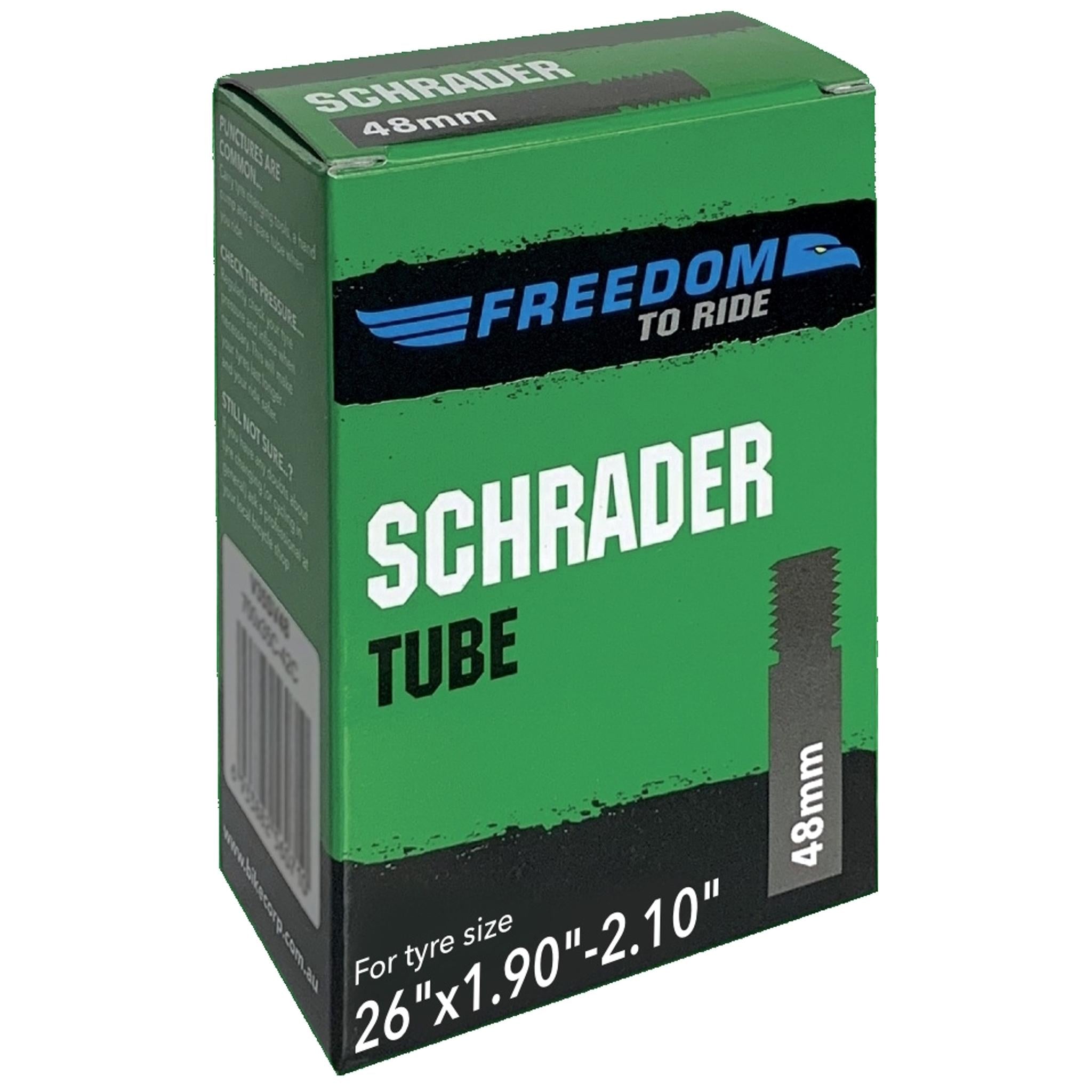 Freedom Schrader Valve Tube 26x1.9-2.125" 48mm