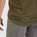 Fox Ranger Lab Head Short Sleeved MTB Jersey Olive Green