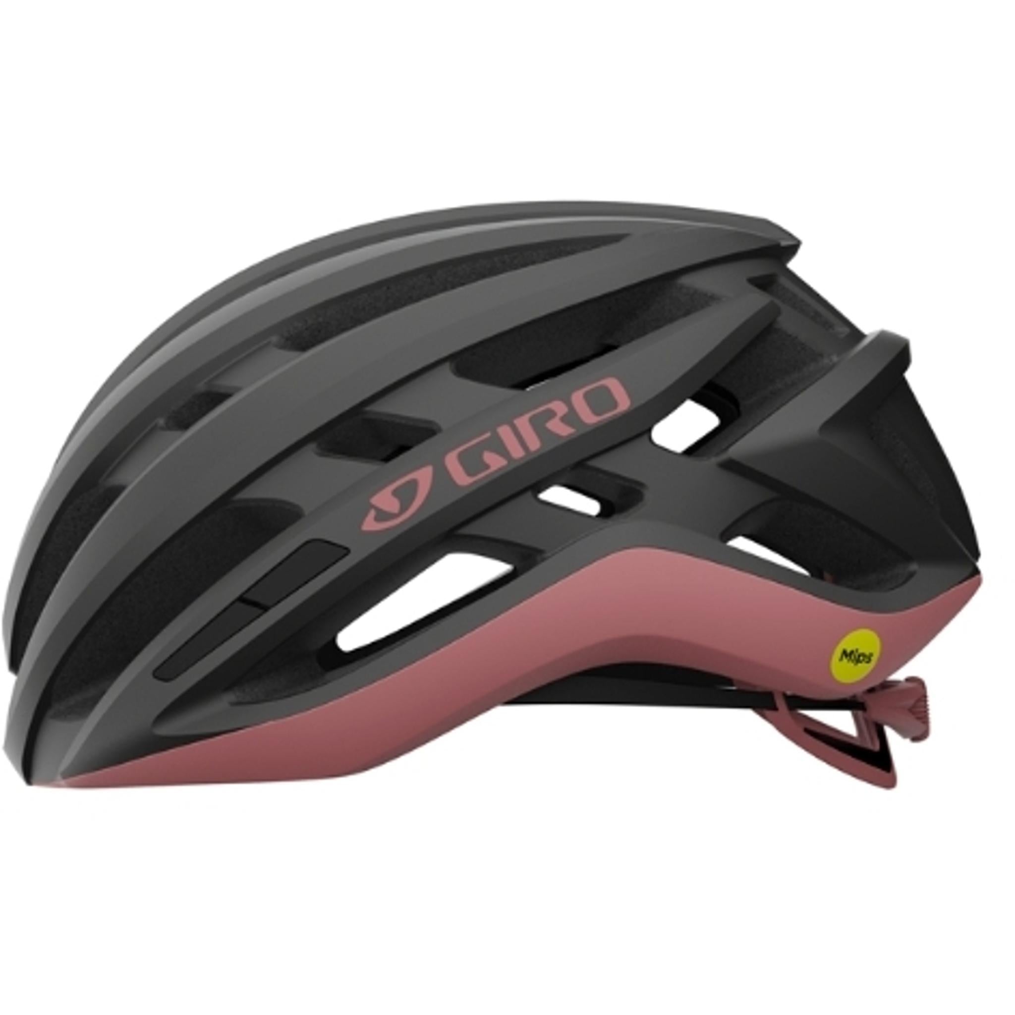 Giro Agilis MIPS Road Helmet Matte Metallic Coal/Dusty Rose