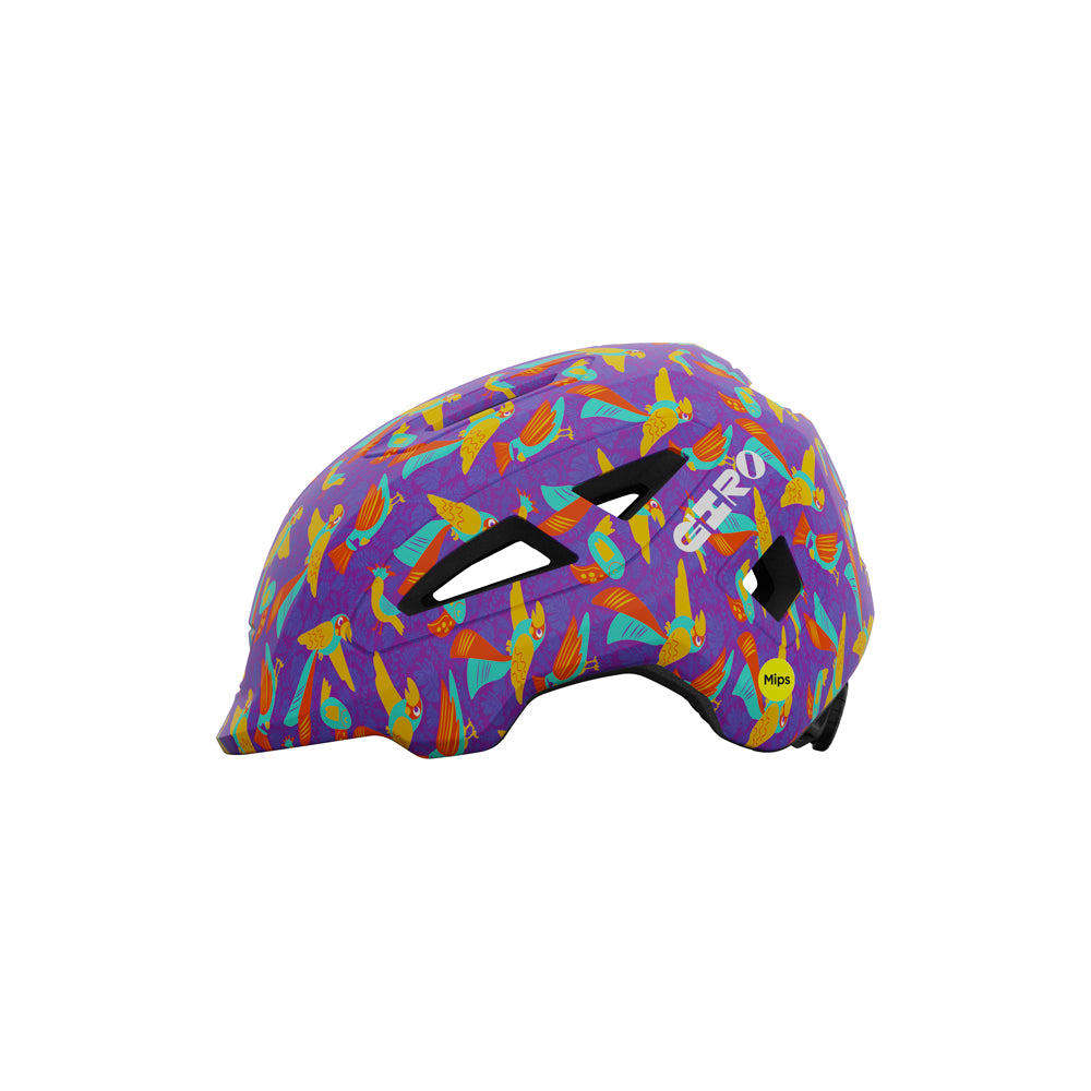 Giro Scamp II Youth Bike Helmet Matte Purple Libre