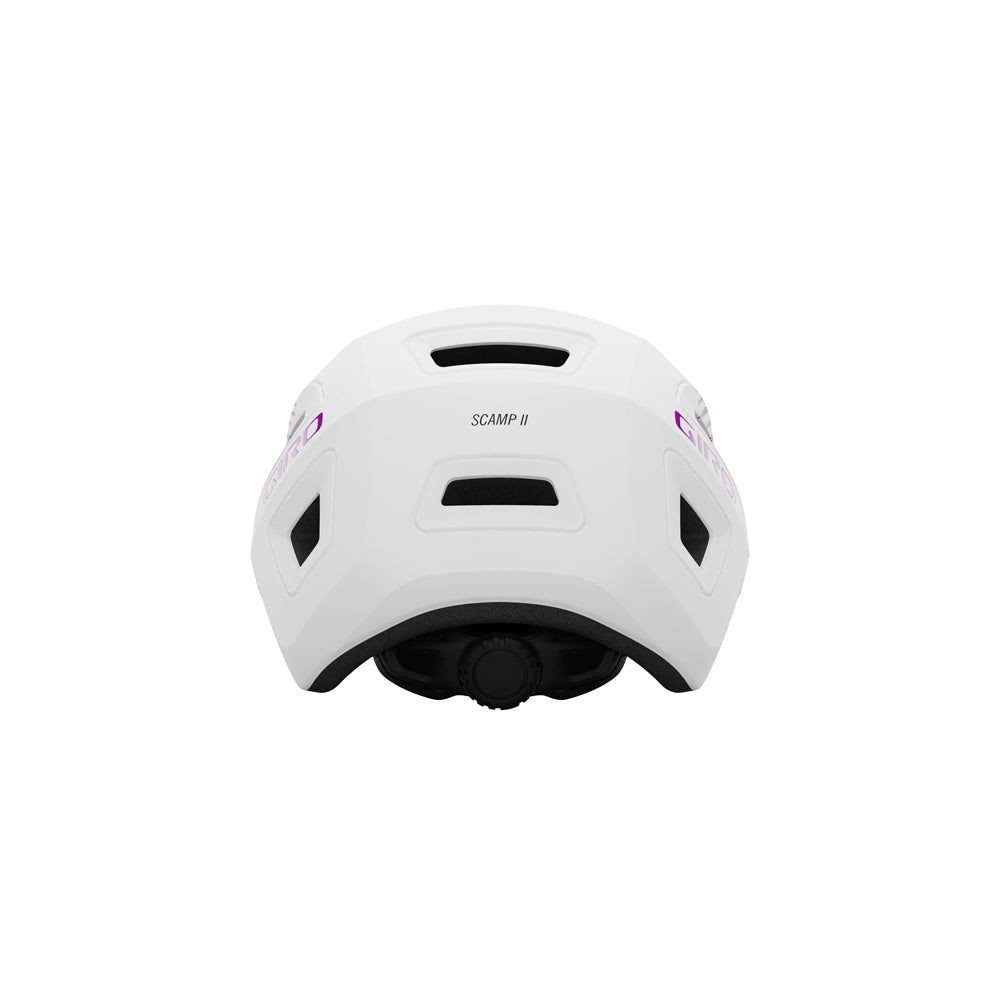 Giro Scamp II Youth Bike Helmet Matte Purple Towers