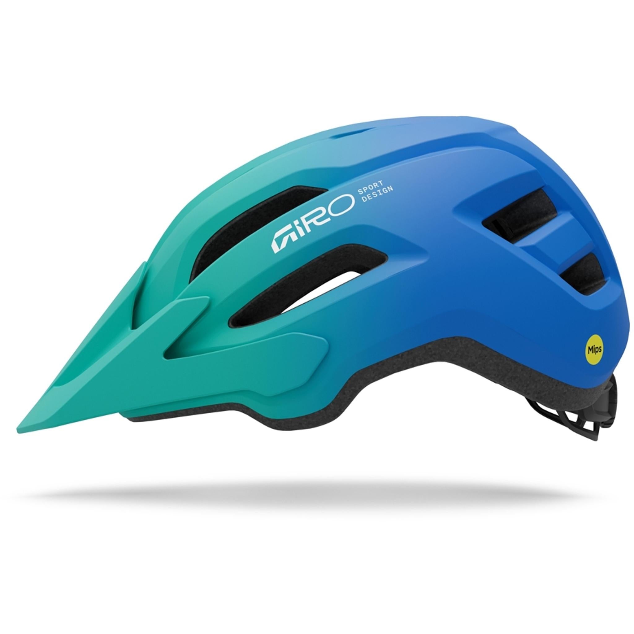 Giro Fixture Youth MIPS II MTB Helmet Matte Aqua Green/Blue Jewel Fade UNI Youth 50-57cm
