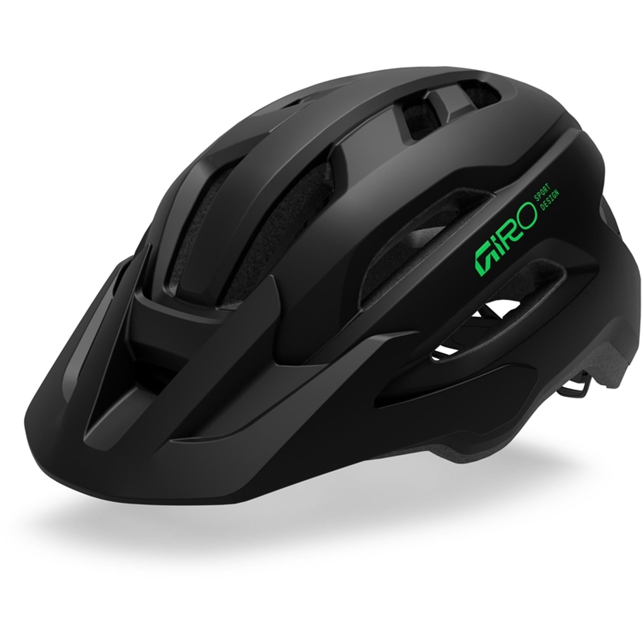Giro Fixture Youth MIPS II MTB Helmet Matte Black/Vivid Green UNI Youth 50-57cm