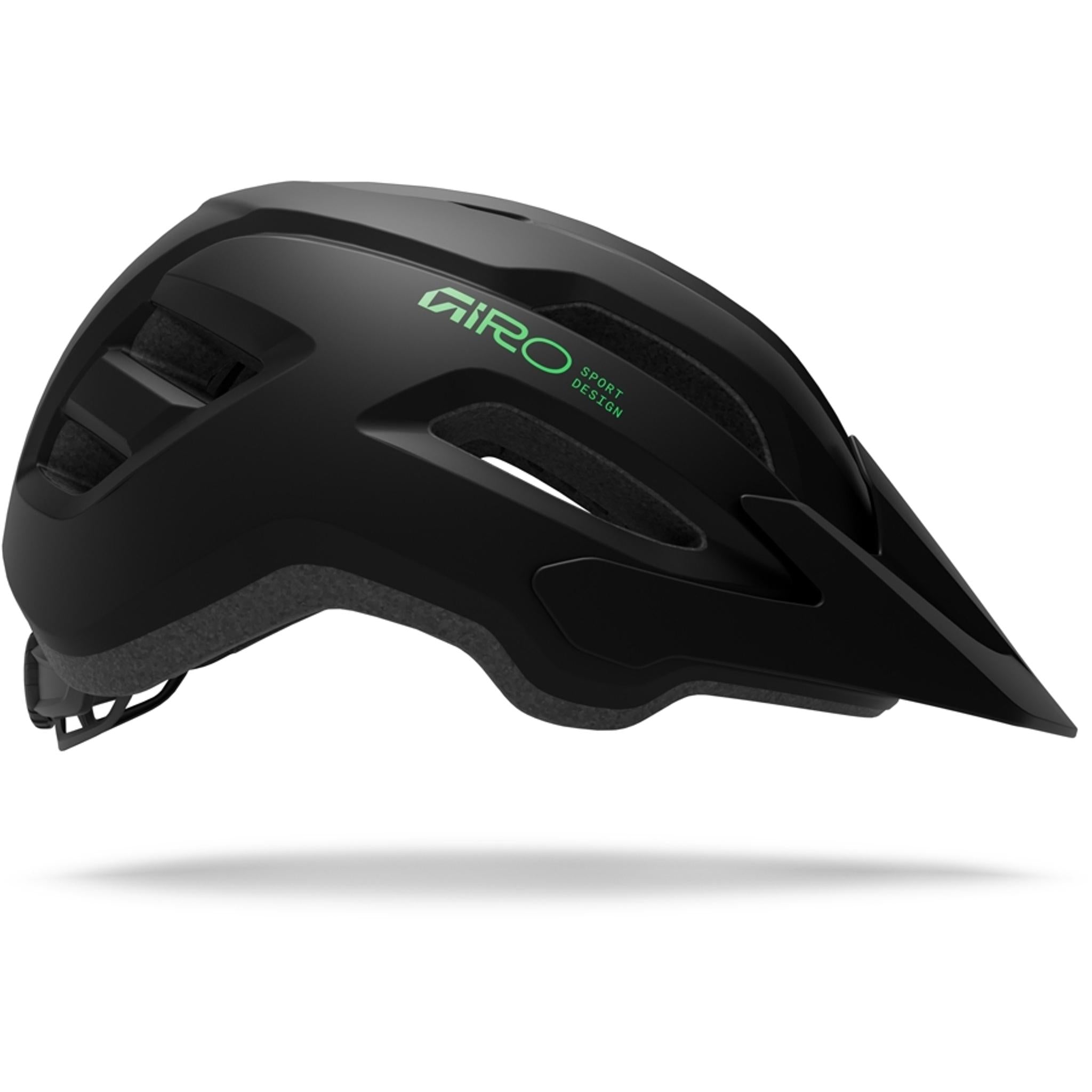 Giro Fixture Youth MIPS II MTB Helmet Matte Black/Vivid Green UNI Youth 50-57cm