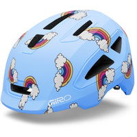 Giro Scamp II Kids Helmet Matte Blue/Rainbows