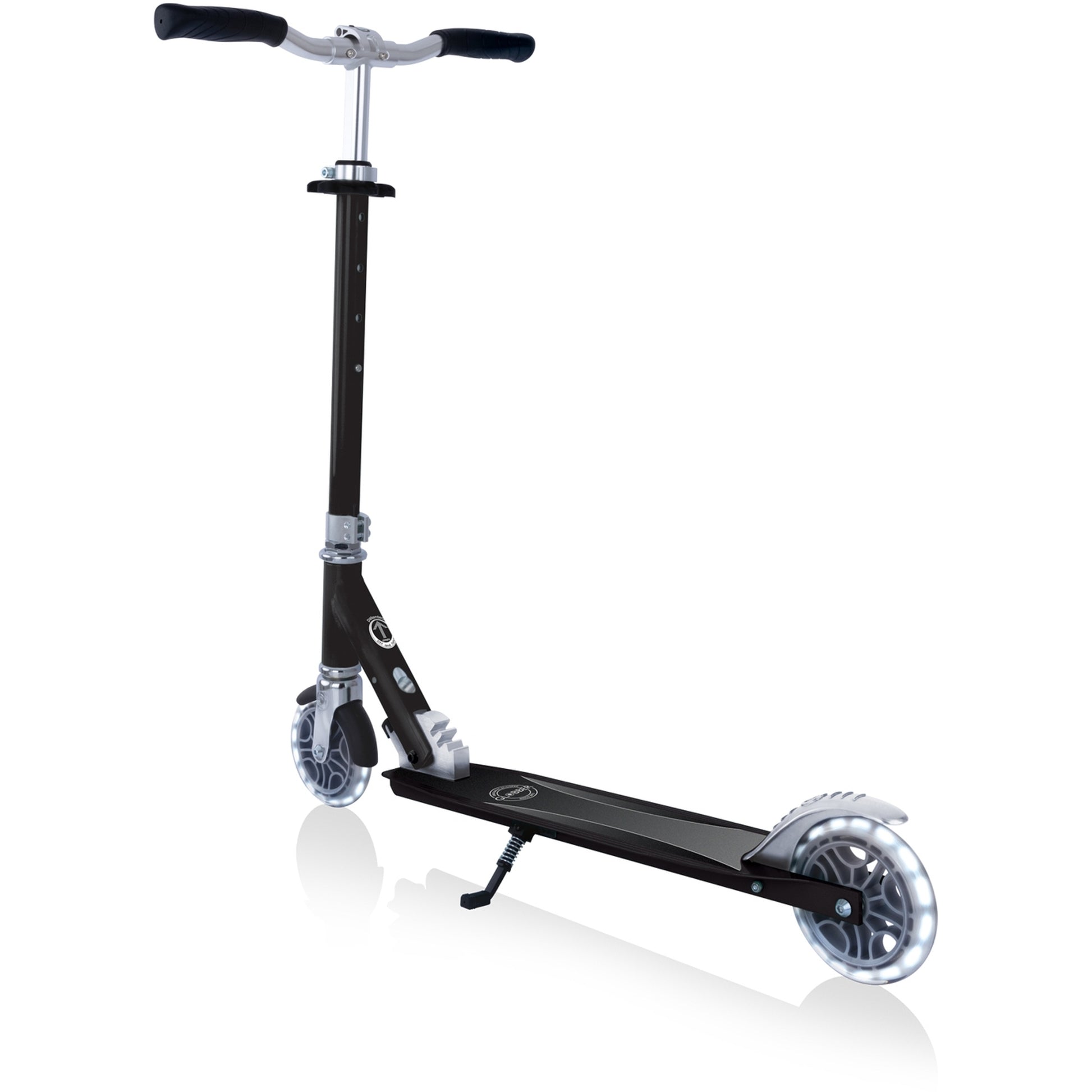 Globber Flow Element Kids Scooter with Light Up Wheels Black