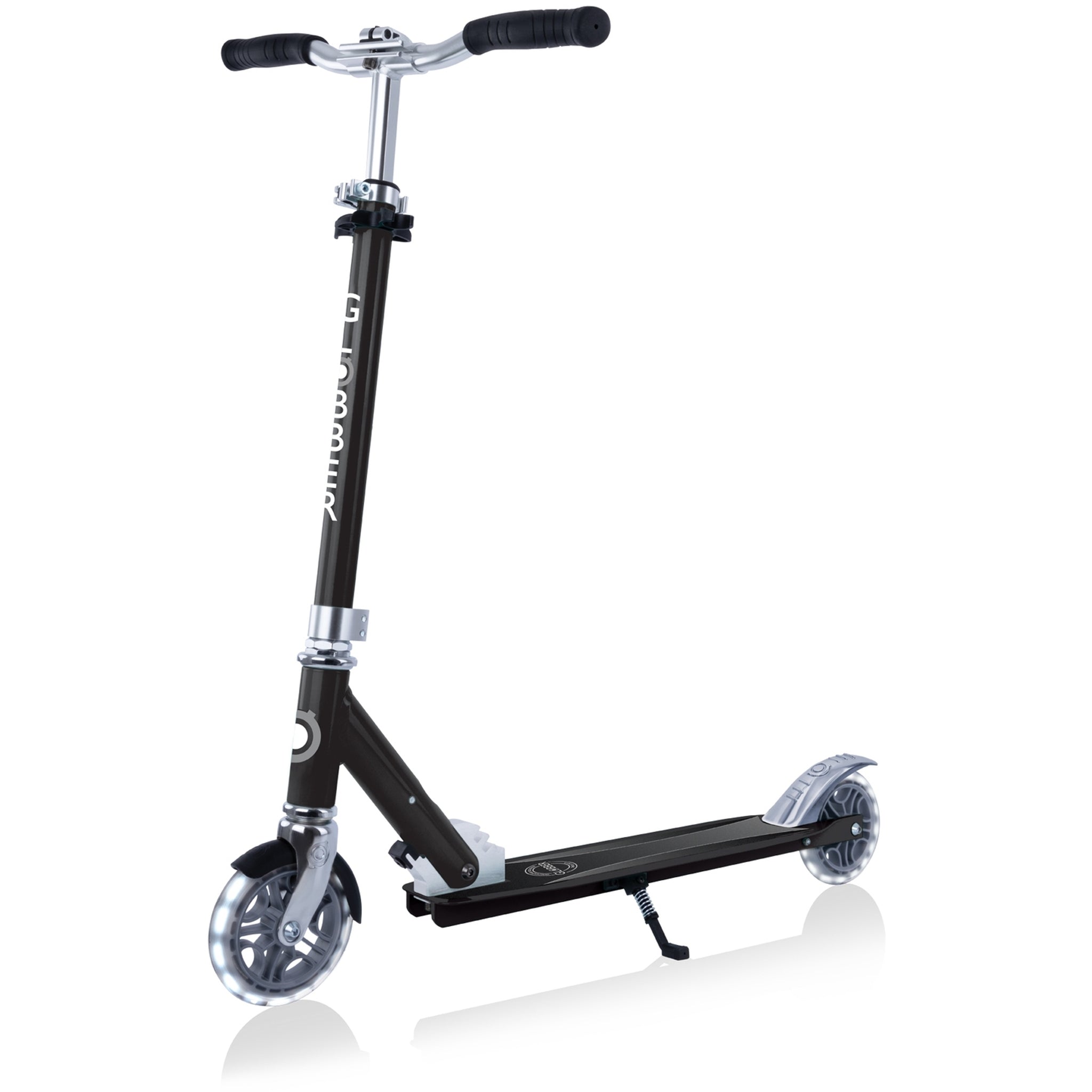 Globber Flow Element Kids Scooter with Light Up Wheels Black
