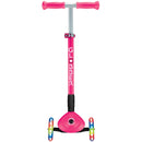 Globber Primo Foldable Lights Kids Scooter Neon Pink