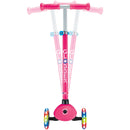 Globber Primo V2 3-Wheel Scooter with Light-Up Wheels and Griptape Fuchsia Pink / Sky Blue