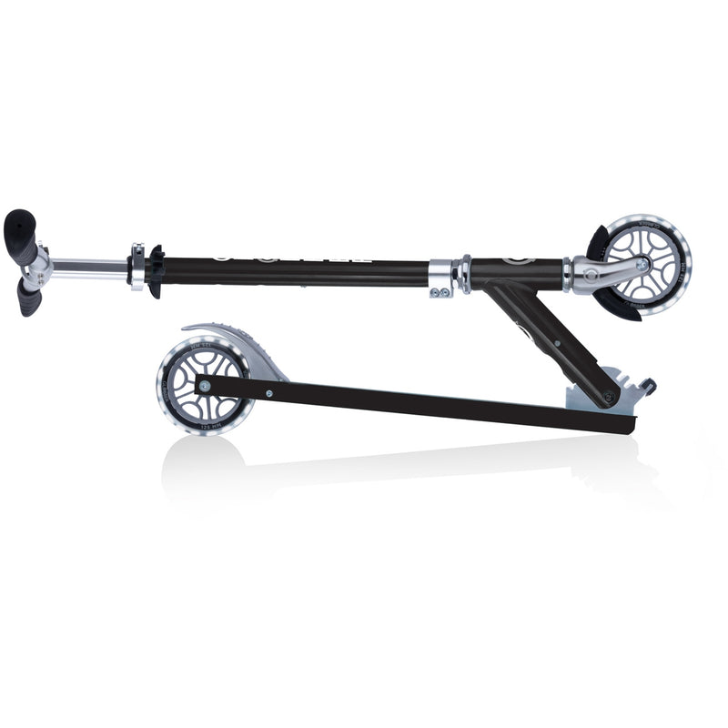 Globber Flow Element Kids Scooter with Light Up Wheels Black