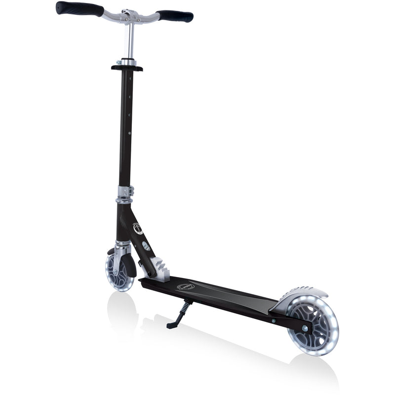 Globber Flow Element Kids Scooter with Light Up Wheels Black