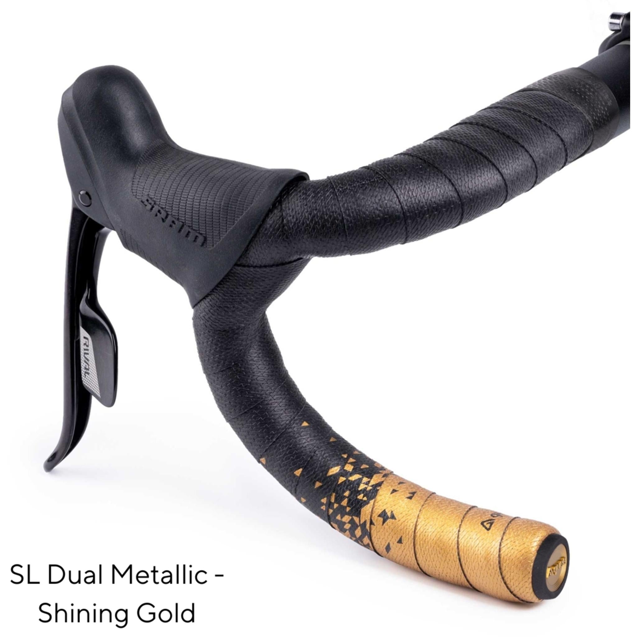 Guee SL Dual Metallic Bar Tape Shining Gold