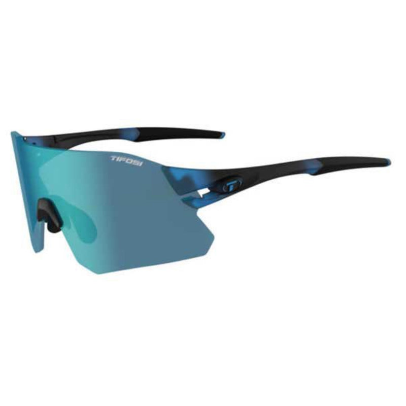 Tifosi Rail Cycling Glasses Crystal Blue/Clarion Blue/AC Red/Clear Lens