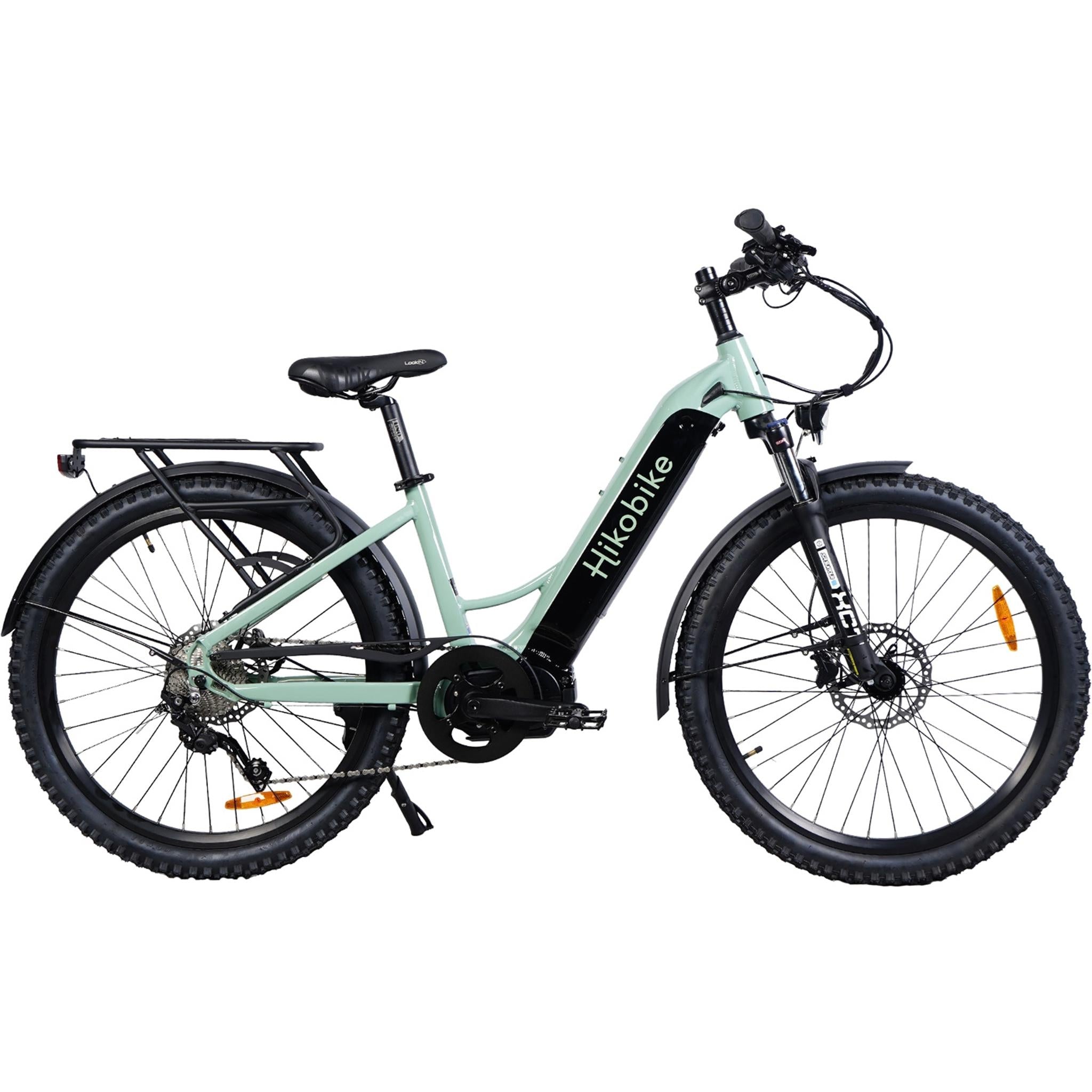 Hiko Vibe Electric Hybrid Bike 672Wh Battery Sage