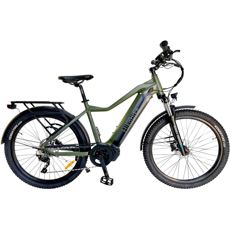 Hiko Ascent Electric Hybrid Bike 720Wh Battery Olive
