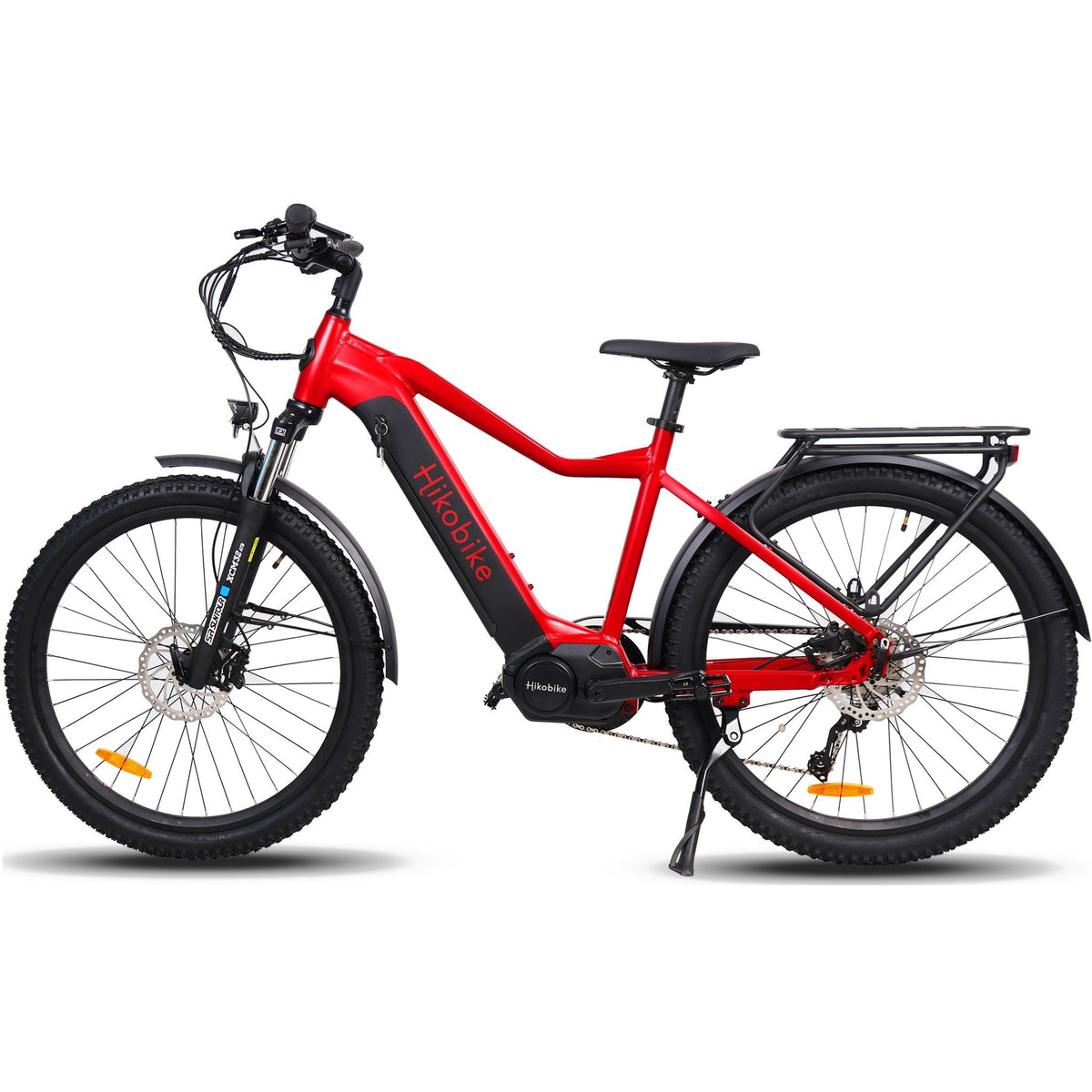 Hiko Ascent Electric Hybrid Bike 720Wh Battery Red