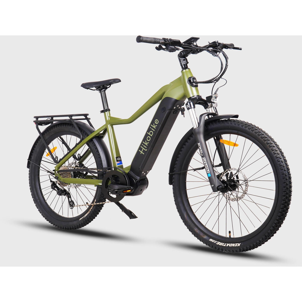 Hiko Ascent Electric Hybrid Bike 720Wh Olive