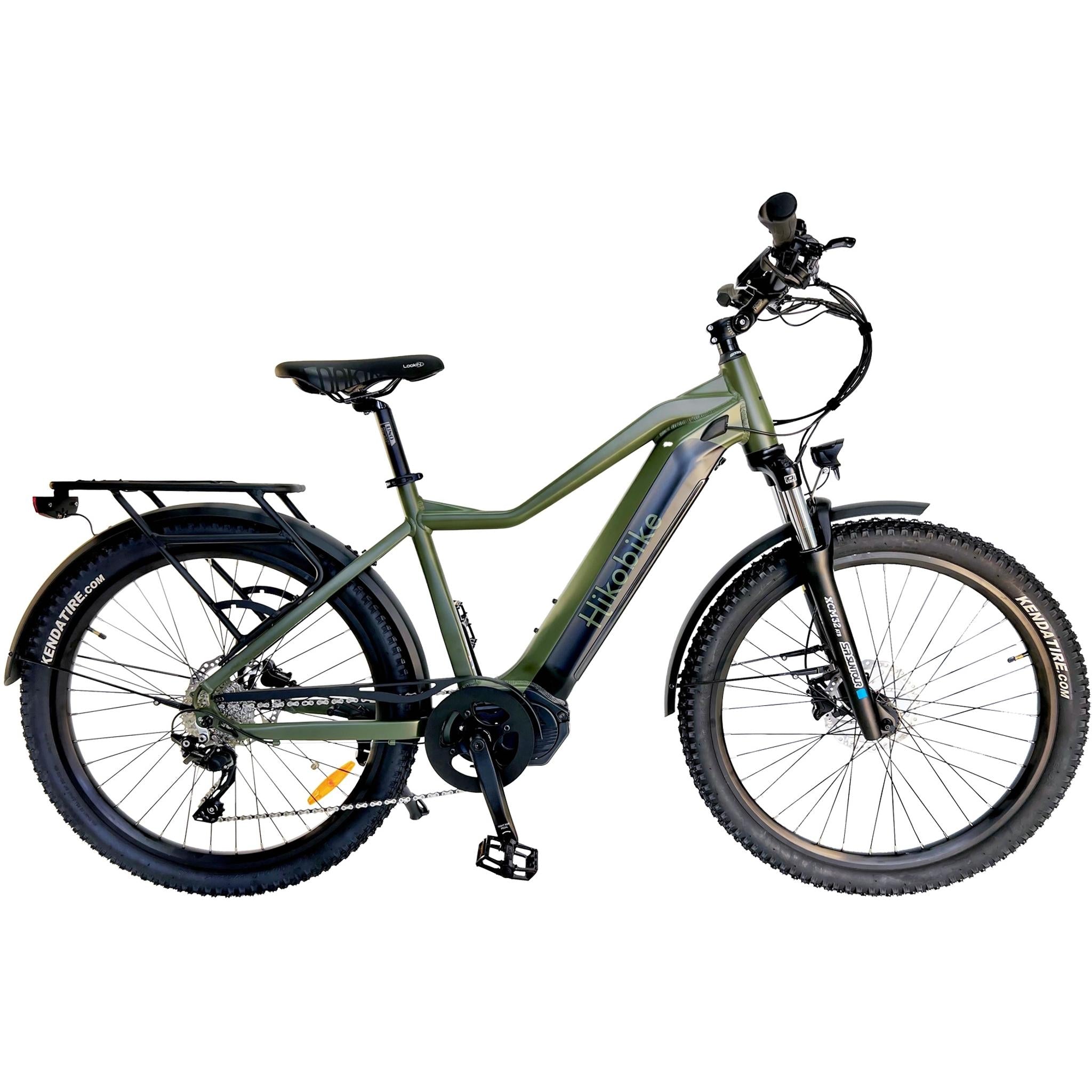 Hiko Ascent Electric Hybrid Bike 840Wh Battery Olive