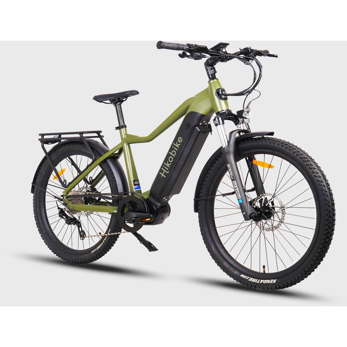 Hiko Ascent Electric Hybrid Bike 960Wh Olive