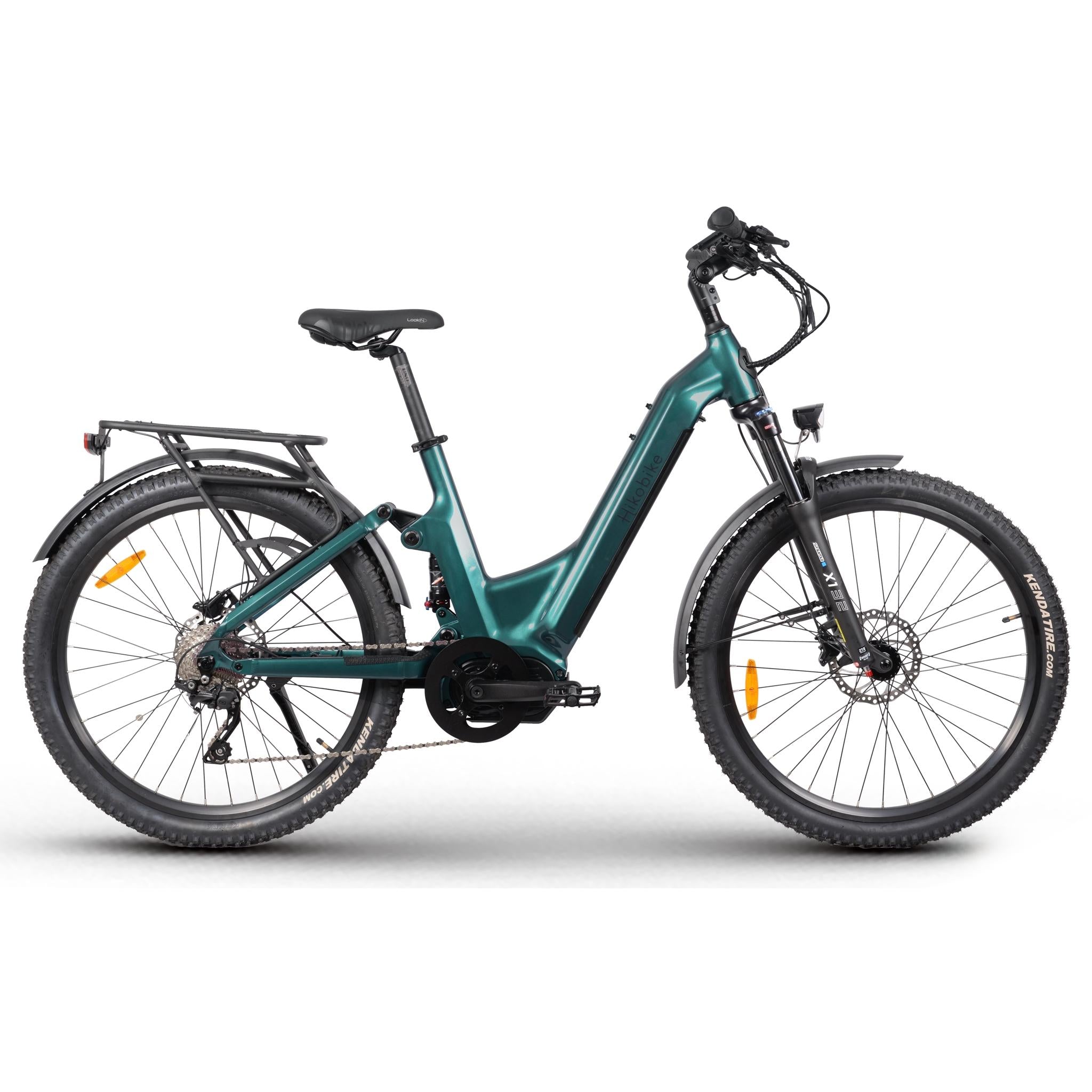 Hiko Patrol 26" Electric Hybrid Bike 720Wh Battery Green