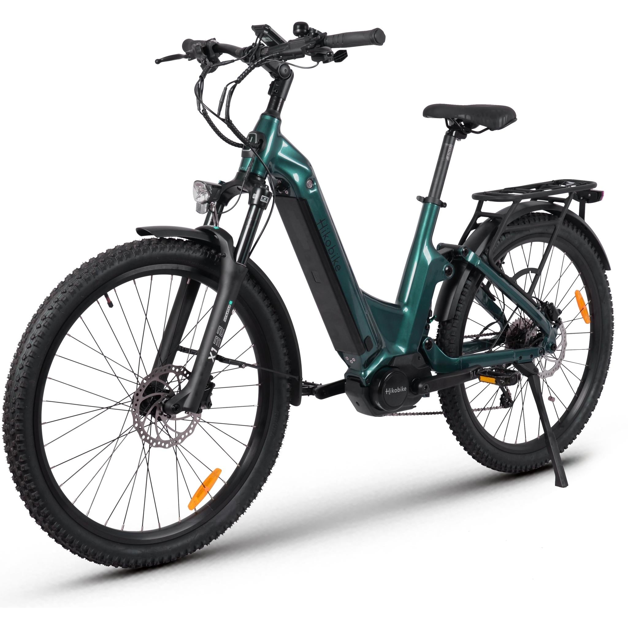 Hiko Patrol 26" Electric Hybrid Bike 720Wh Battery Green
