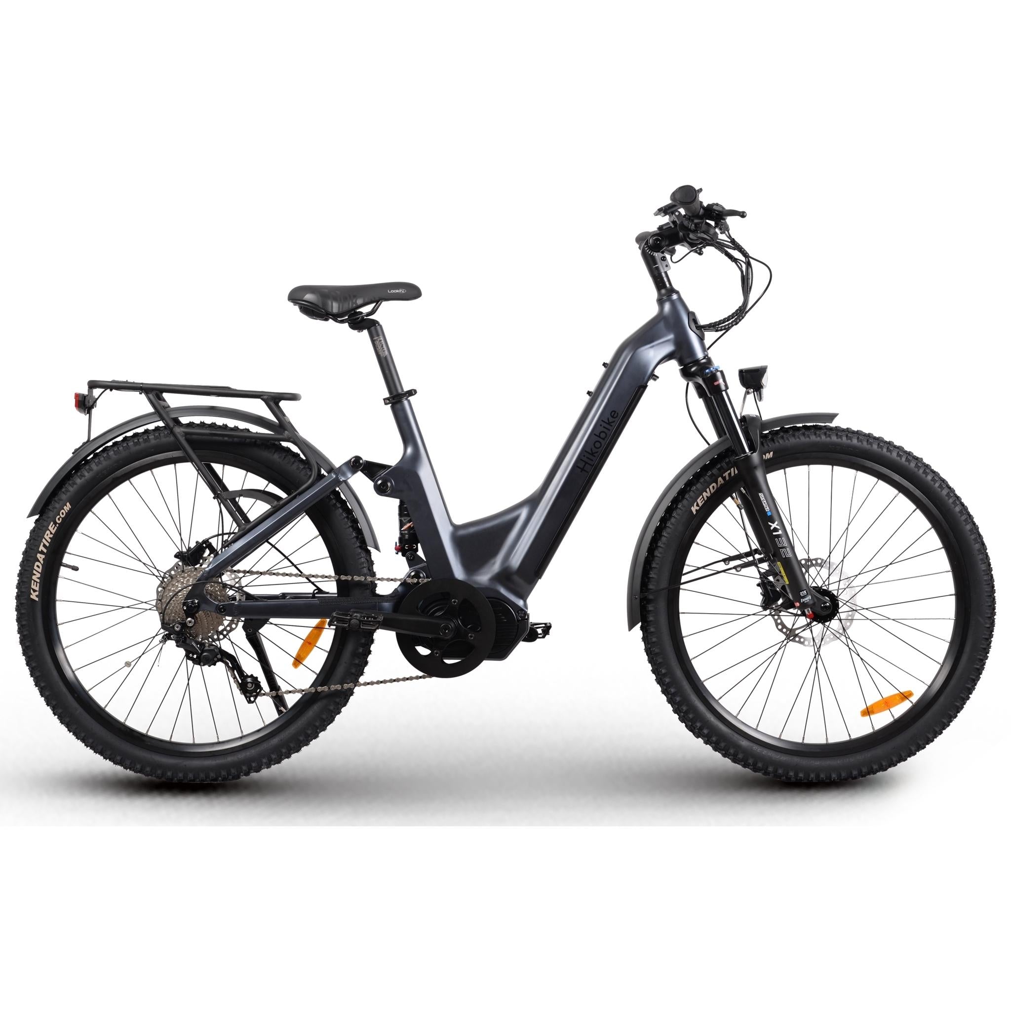 Hiko Patrol 26" Electric Hybrid Bike 720Wh Gunmetal Grey