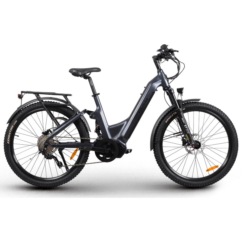 Hiko Patrol 26" Electric Hybrid Bike 720Wh Gunmetal Grey