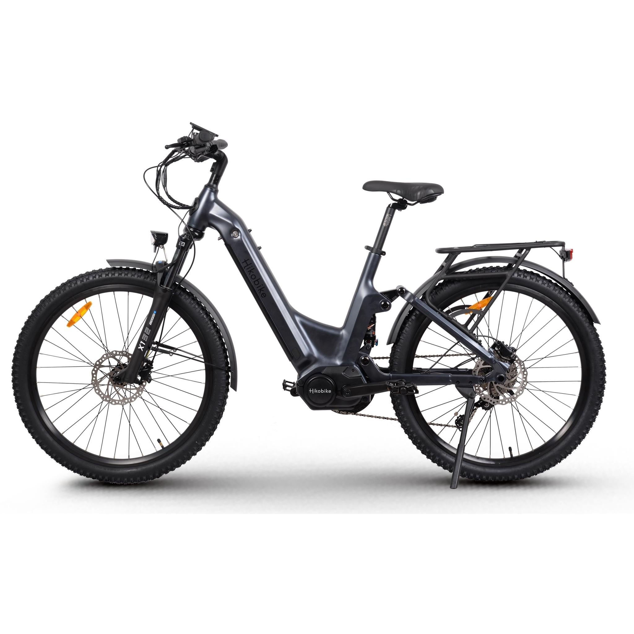 Hiko Patrol 26" Electric Hybrid Bike 720Wh Gunmetal Grey