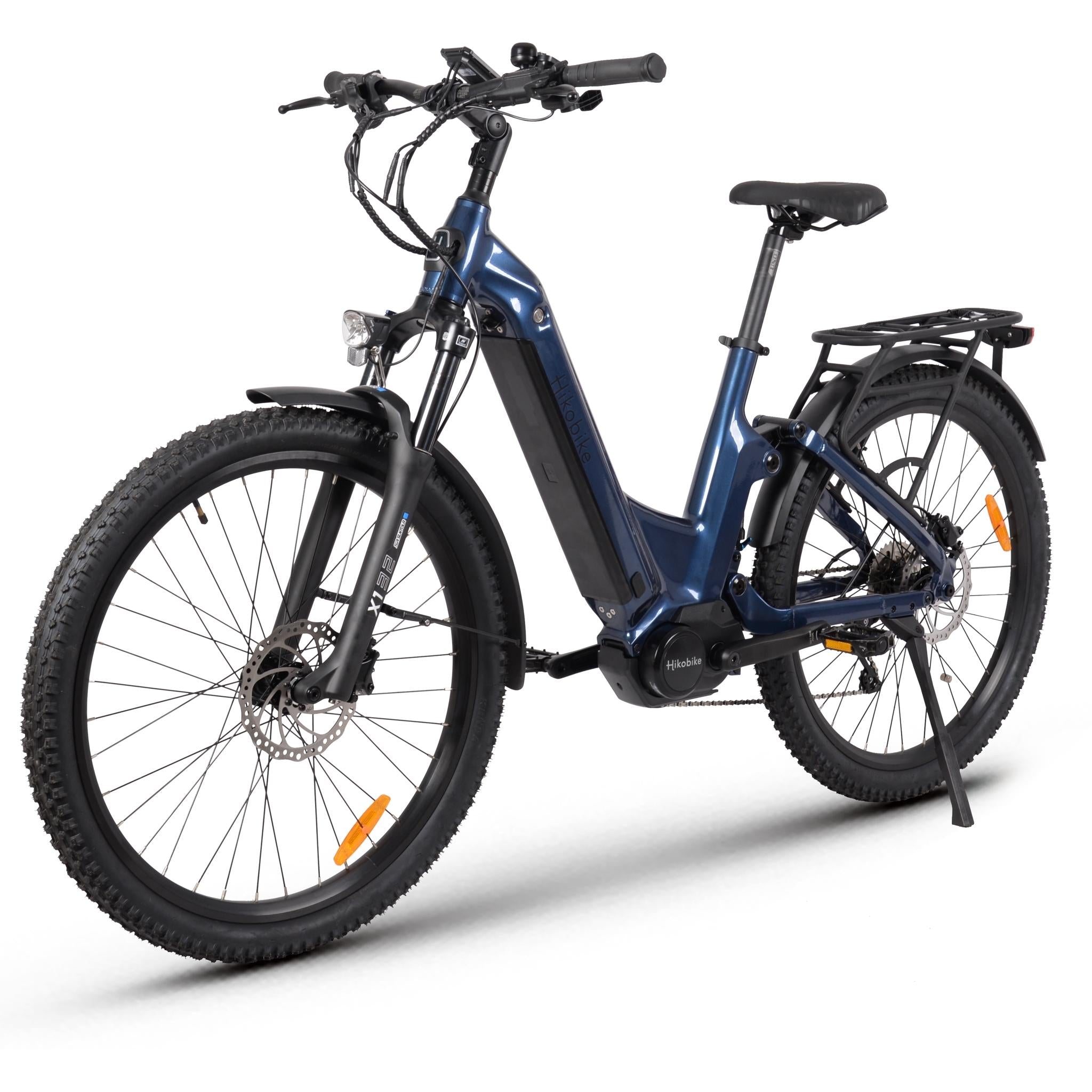 Hiko Patrol 27.5" Electric Hybrid Bike 720Wh Battery Blue