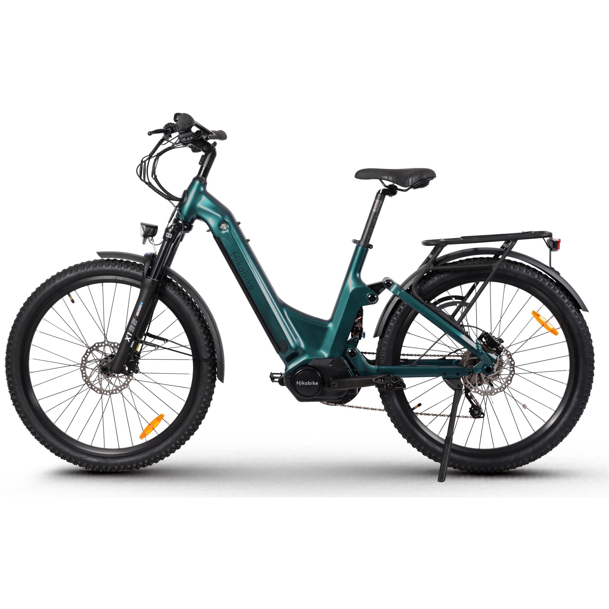 Hiko Patrol 27.5" Electric Hybrid Bike 720Wh Battery Green