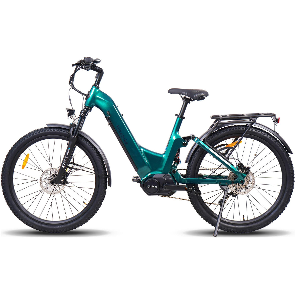 Hiko Patrol 27.5" Electric Hybrid Bike 720Wh Battery Green