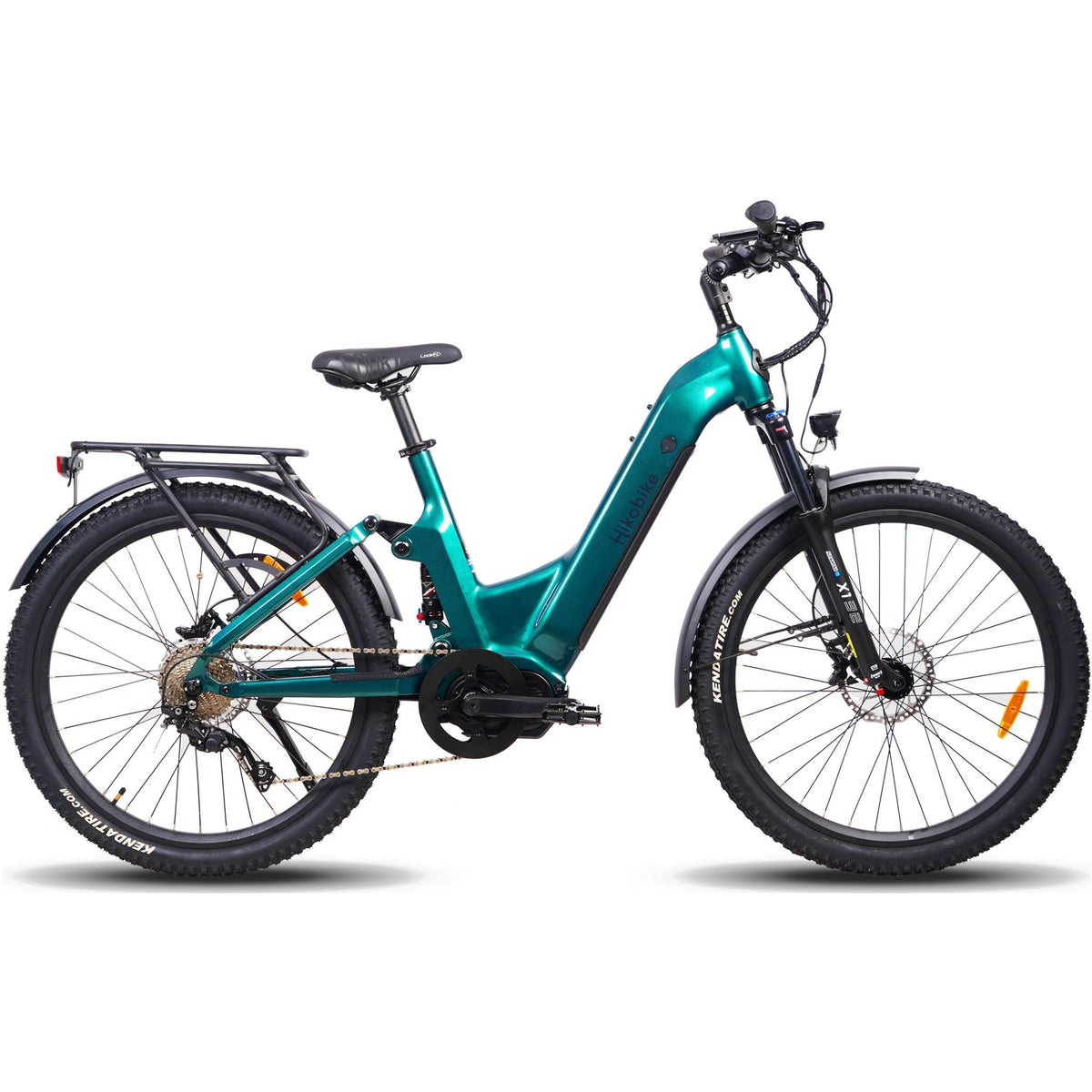 Hiko Patrol 27.5" Electric Hybrid Bike 720Wh Battery Green