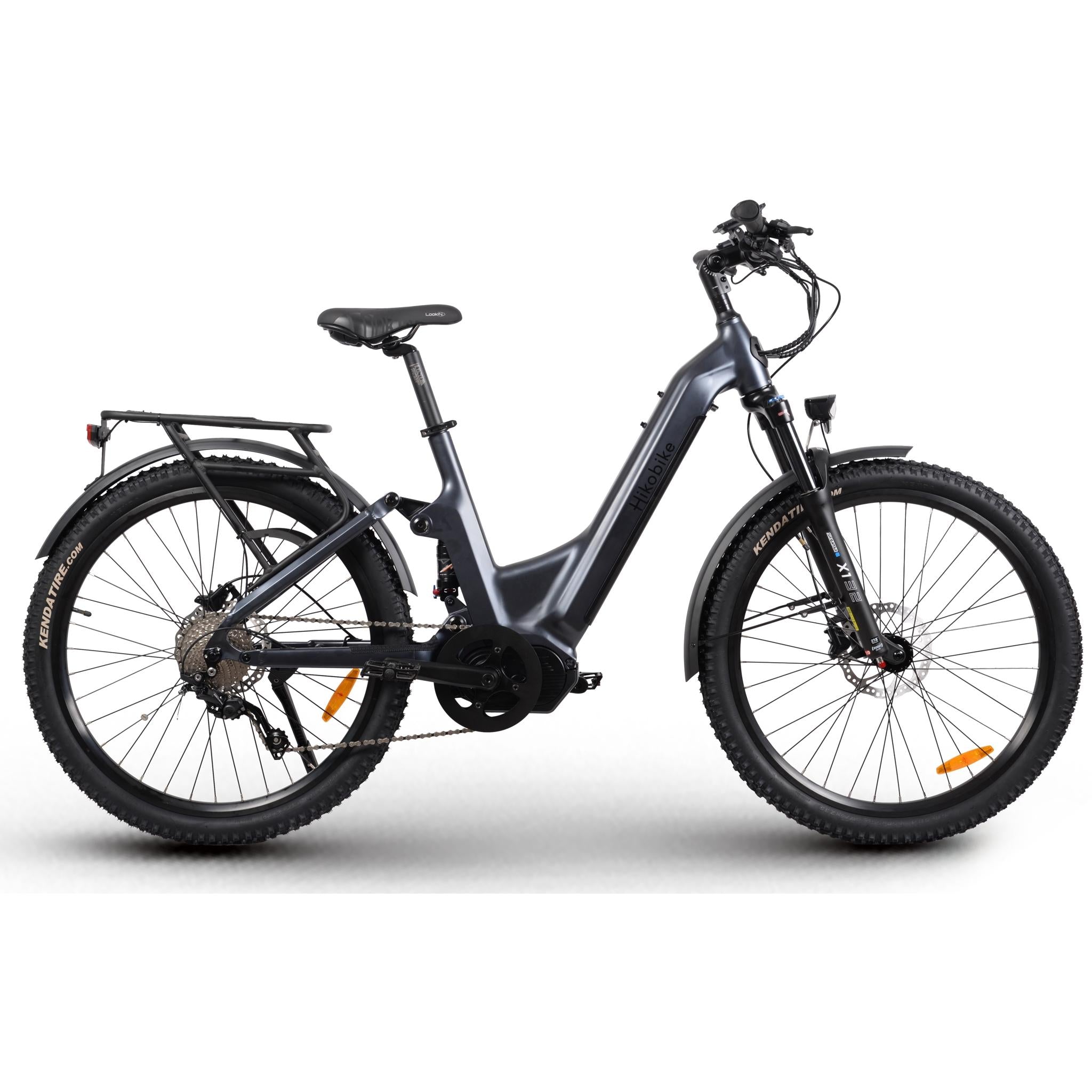 Hiko Patrol 27.5" Electric Hybrid Bike 720Wh Gunmetal Grey
