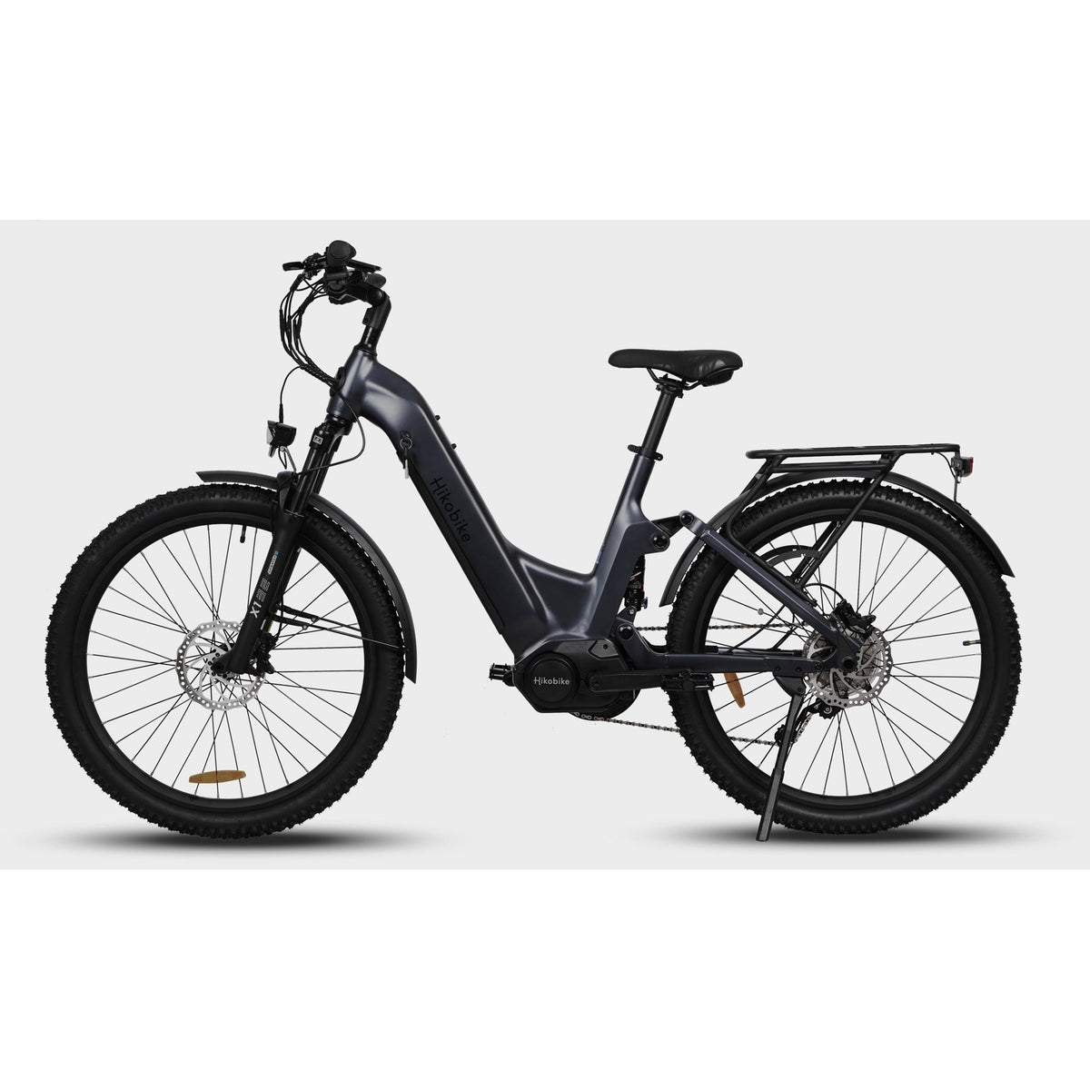 Hiko Patrol 27.5" Electric Hybrid Bike 720Wh Gunmetal Grey