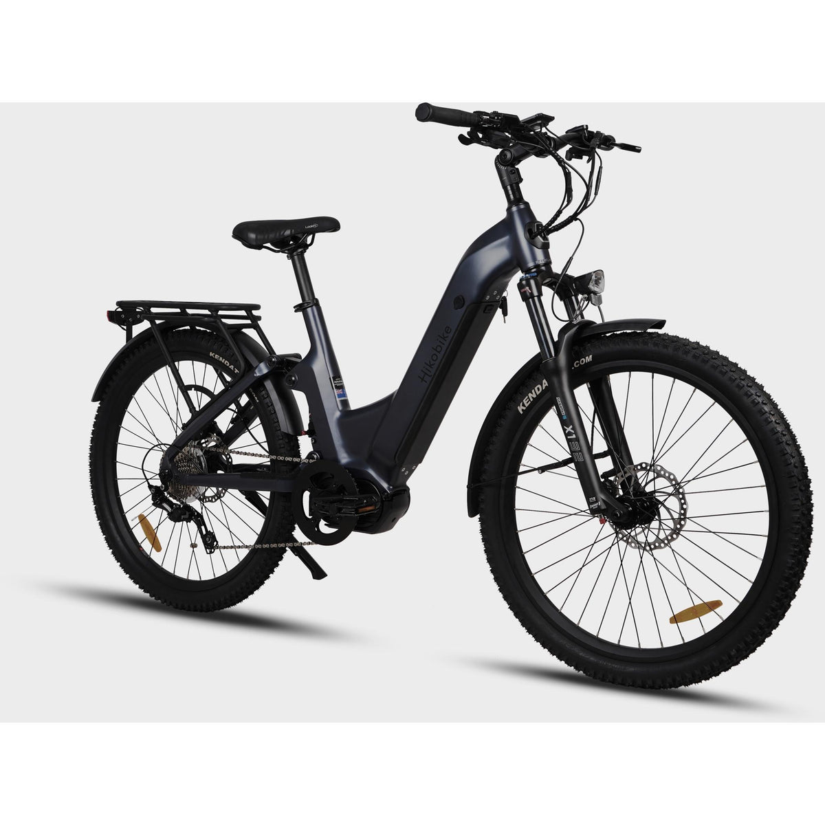 Hiko Patrol 27.5" Electric Hybrid Bike 720Wh Gunmetal Grey