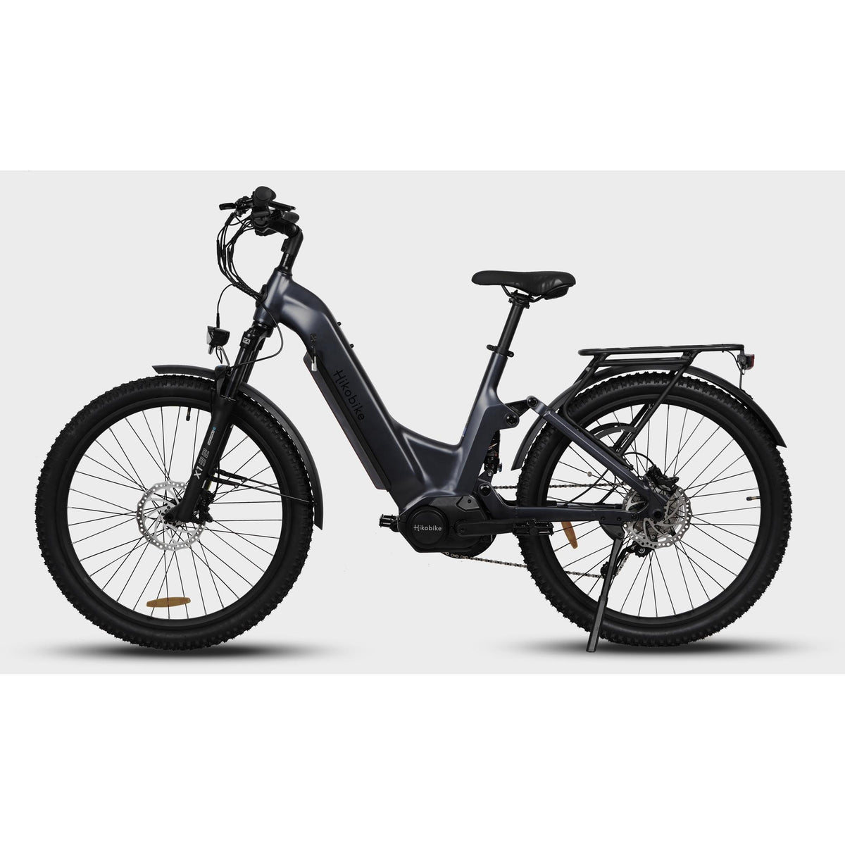 Hiko Patrol 27.5" Electric Hybrid Bike 960Wh Gunmetal Grey