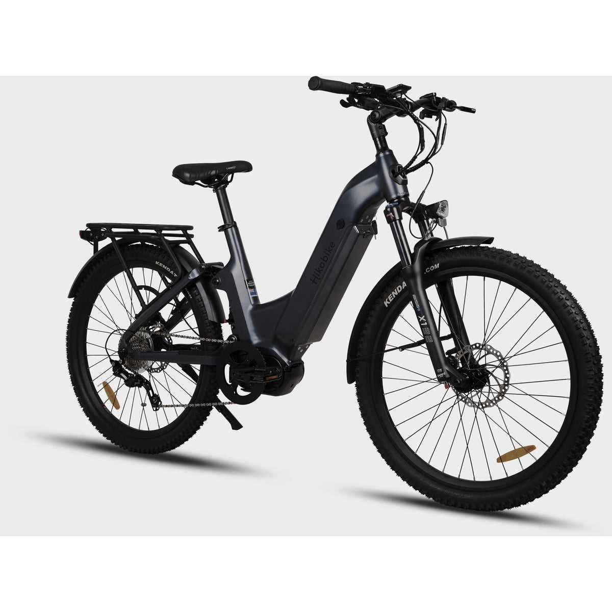 Hiko Patrol 27.5" Electric Hybrid Bike 960Wh Gunmetal Grey
