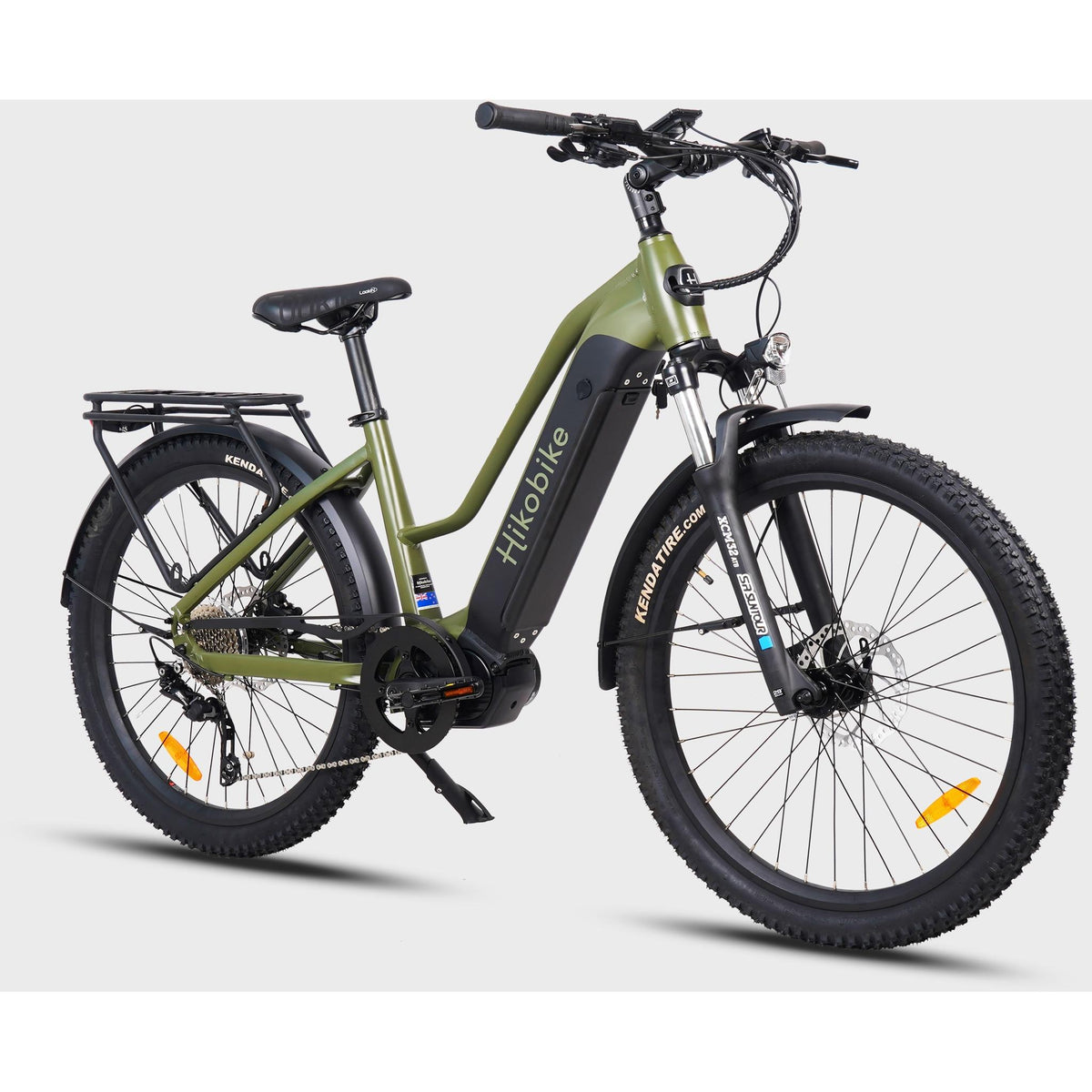 Hiko Rangler Electric Hybrid Bike 720Wh Battery Olive